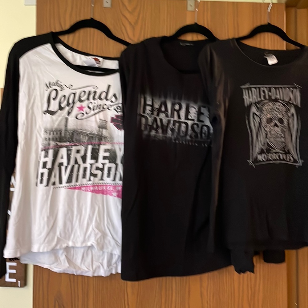 Harley Davidson Long Sleeve Tees